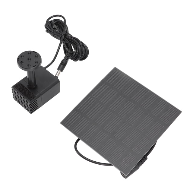 Solar Fountain , 7V 1.2W Complete Tools Safe To Use ABS Material DIY Solar Water Kit For Fish Tank