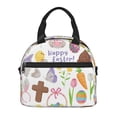 thumbnail image 2 of Hirioo Happy Easter1 for Crossbody Lunch Box for Women Men with Adjustable Shoulder Strap for School, Work and Travel, 2 of 9
