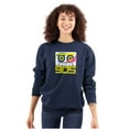 thumbnail image 3 of Retro Nineties Colorful Cassette Tape Unisex Plus Fleece Graphic Sweatshirt Brisco Brands 5X, 3 of 5