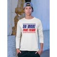 thumbnail image 2 of No More Fake News Design Shirt Long Sleeve Men's, 2 of 4
