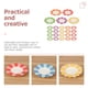 thumbnail image 4 of KAKOWELY 50 platos de papel desechables con forma de flor para fiestas, picnics, 4 of 5