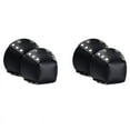 thumbnail image 1 of 2 Paires de Protège-Orteils en Cuir PU pour Patins à Roulettes Noir, 1 of 5