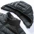 thumbnail image 4 of Gibobby Chamarra invierno hombre chamarra clásica con capucha para hombre, Ajuste Holgado para Invierno(Verdemilitary,G), 4 of 5