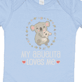 thumbnail image 4 of Inktastic My Abuelita Loves Me Girls Girls Baby Bodysuit, 4 of 5