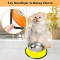 thumbnail image 4 of 3PCS Stainless Steel Dog Bowl Stackable Water and Food Bowl Pet Puppy Dishes with Anti Skid Silicone Base for Medium Large Dogs Cat - type:style2, 4 of 6