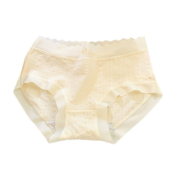 FFENYAN Teen Girls 9-16 Years 100% Cotton Seamless Mid-Rise Briefs Antibacterial Breathable Underwear with Stretchy Waistband for School Daily Wear