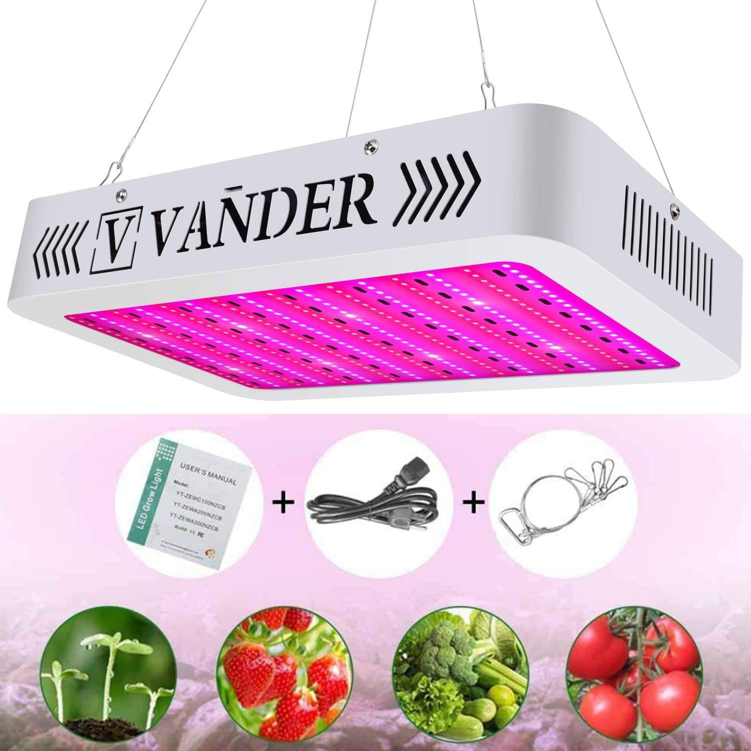 Details about   LAYOND 1200W LED Grow Light Full Spectrum Daisy Chain Veg and Bloom 
