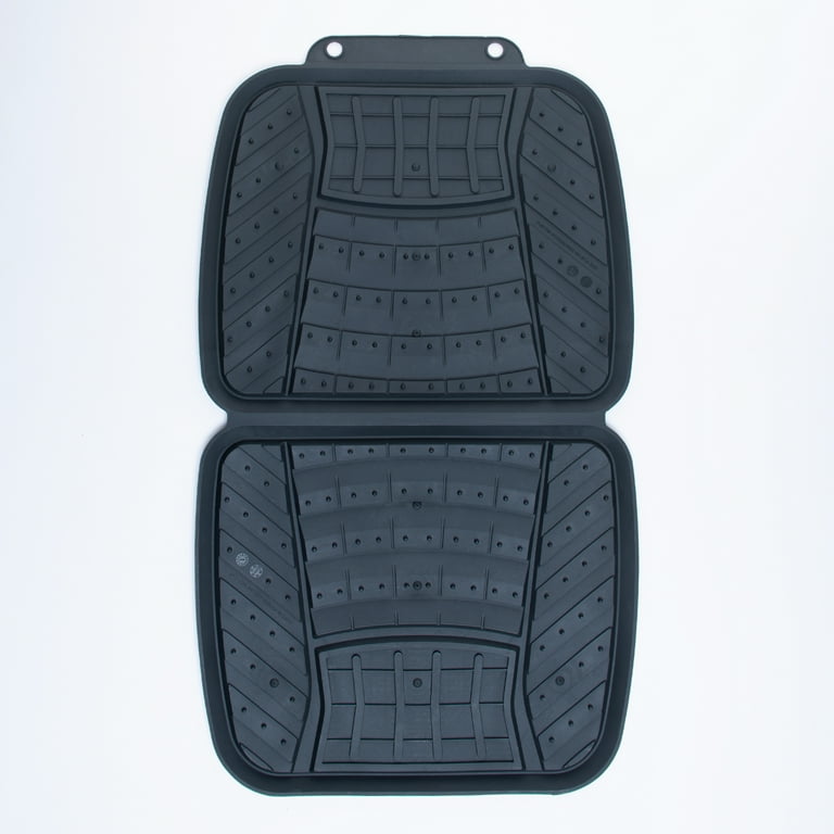 Genuine Dickies 4 Piece Heavy Duty All Weather Floor Mats Black, 80333WDI