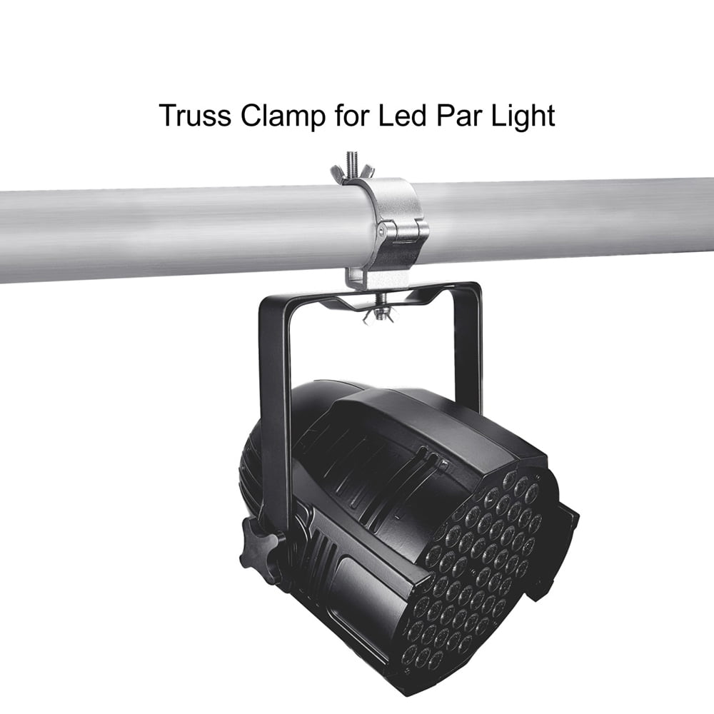 2 Inch Truss O Clamps, 10 Pack Olaalite Aluminum Stage Light Clamps for Truss, Heavy Duty 220LB LED Par Light Moving Head Lighting clamps, Fit for 48-52mm OD Pipe