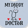 thumbnail image 4 of Inktastic Doctor Daddy Physician Baby Boys or Girls Baby Bib, 4 of 4