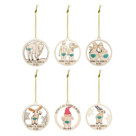 

HSMQHJWE Light Sticks for Easter Eggs Leave It All Behind Wooden Christmas Tree Pendants With Fun Christmas Decorations Mirror Ball Garland