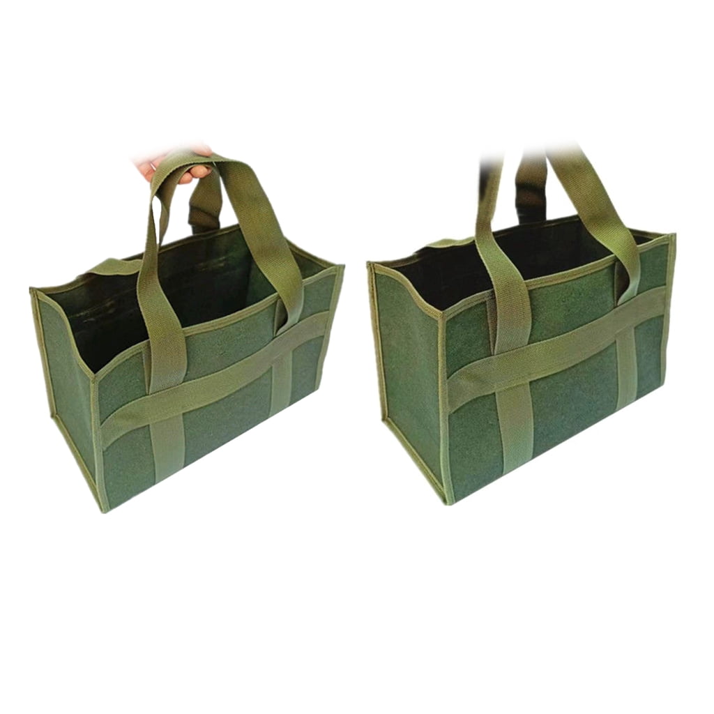 Wide Mouth Tool Bag Canvas Tool Bag Large Capacity Storage Bag Organizer Handbag
