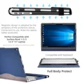 thumbnail image 3 of Laptop Case for Microsoft Surface Book 2 3 15'' Laptop Sleeve Case Detachable Stand Protect Shell for Surface Book 2 3 13.5'' B Design Blue Book 2 3 13.5inch, 3 of 6