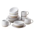 thumbnail image 1 of Better Homes & Gardens White Ceramic Dinnerware Set, 16 piece, 1 of 5