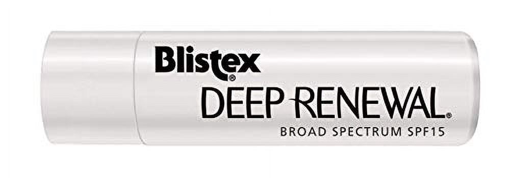 Blistex Deep Renewal, Anti-Aging Formula, 0.13 Ounce, Pack of 12 â€“ Moisturizes, Protects & Revitalizes, Broad Spectrum SPF 15, For Younger Looking Lips, Softens & Smooths Lips, Hydrating Lip Ba