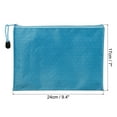 thumbnail image 2 of Uxcell A5 Document Pocket Storage Pouch Waterproof Zipper File Bags, Sky Blue 10 Pack, 2 of 6