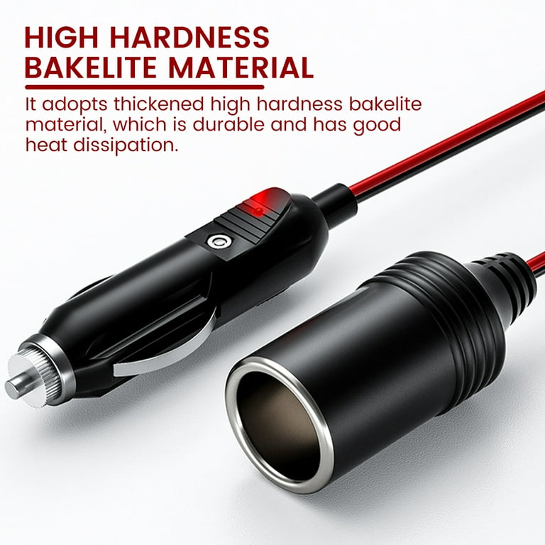 cigarette lighter to 240v inverter Hebron 300w Car Power Inverter – Portable 12V DC to 110V AC Charger –  Cigarette Lighter Adapter – 2 USB Ports and 1 US AC Outlet