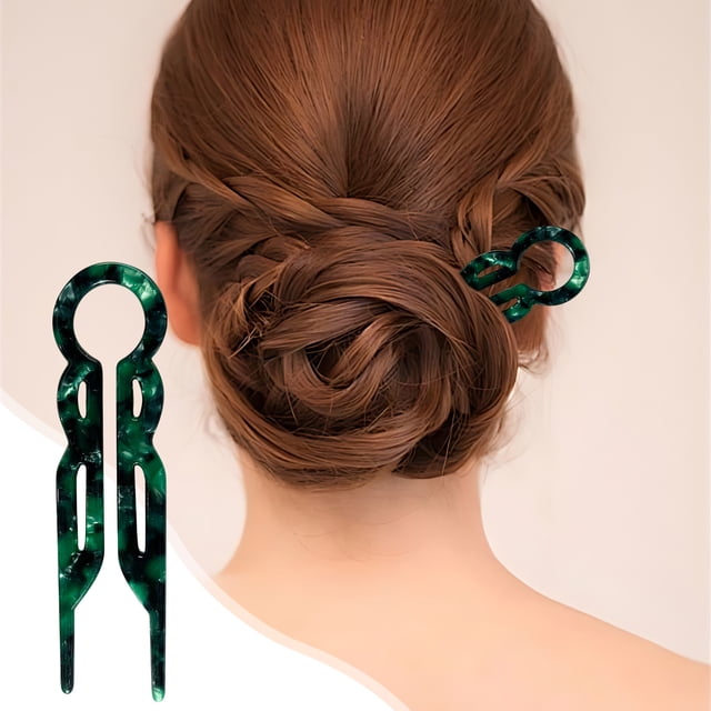 Big Save,HWRETIE Styling Tools Clearance,Universal Small Fish Hairpin Female Daily Meatball Head Small U-Shaped Dish Hair Artifact Advanced Sense Multi-Functional Hairpin