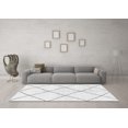 thumbnail image 3 of Ahgly Company Indoor Rectangle Solid Gray Modern Area Rugs, 2' x 5', 3 of 4