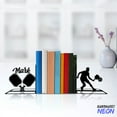 thumbnail image 3 of Handmadetneonsign Pickleball Man Metal Bookends, Player Name Bookend, Sport Table Bookshelf Decor 045300, 3 of 4