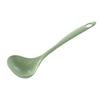 HengDidi Wheat Straw Soup Ladle Heat Resistant Food Grade Silicone Serving Spoon Large Capacity Kitchen Utensil for Soups Stews