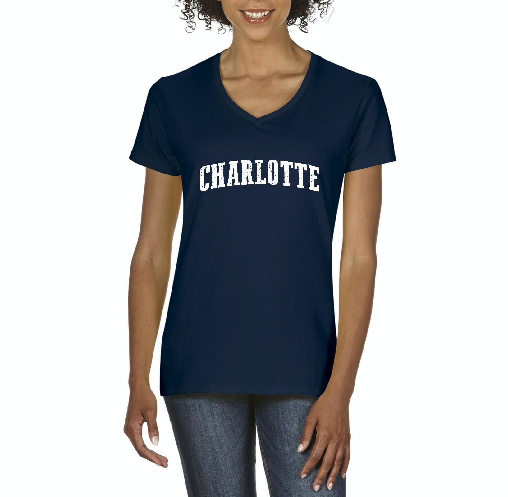 Artix Womens Charlotte North Carolina VNeck TShirt