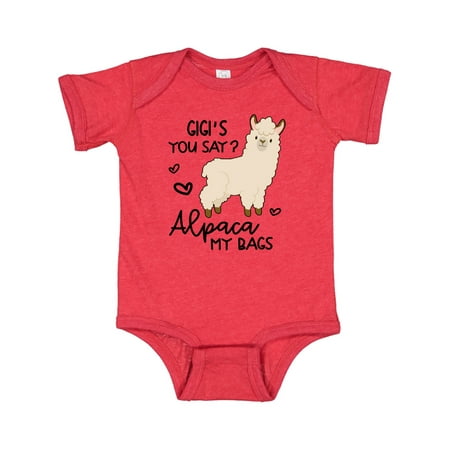 

Inktastic Gigi s You Say Alpaca My Bags Gift Baby Boy or Baby Girl Bodysuit