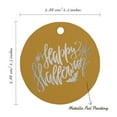 thumbnail image 6 of Inkdotpot Real Silver Foil Happy Halloween Halloween Tags Favor Hang Paper Tags 50 Pieces, 6 of 7