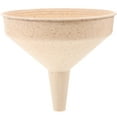 thumbnail image 3 of Kitchen Wheat Straw Funnel Liquid Oil Pour Transferring Round Mouth Funnel Hopper Gadget Tool Size S for Household Kitchen (Beige), 3 of 9