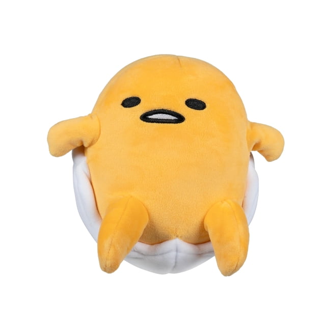 Gudetama de peluche Jazwares Hello Kitty de 20 cm con cáscara de huevo