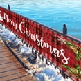 thumbnail image 5 of Moocorvic Christmas Banner Outdoor - 98.42x19.68 Inches, Christmas Front Porch Trim, Christmas Yard Banner, Christmas Yard Trim, 5 of 6