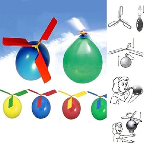 Details about   Flying Balloon Helicopter Toy Balloon With Sound Children Toy Party Supplies 