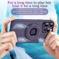 thumbnail image 3 of for iPhone 13 Pro 6.1'' Case with [Magsafe Wireless Charging],[Heat Dissipation],[Magnetic Support],[Invisible Built in Stand & Ring Holder], Shockproof Protective Case-Purple, 3 of 14