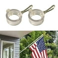 thumbnail image 6 of 2Pcs Plastic Flag Pole Rings, 360 Degree Rotating Flagpole Flag Mounting Rings Spinning Flag Pole Kit with Carabiner for 1 Inch Diameter Flagpole, 6 of 8