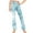 Blue-2025, variant on MKOSPLRT 2-13 Years Girl Flare Pants High Waist Athletic Leggings Tie Dye Print Lounge Pants Loose Fit Straight Leg Pants Activewear for Kid