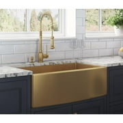 Ruvati Rvh9880 Terraza 36 Farmhouse Apron-Front Single Basin Stainless Steel Kitchen Sink