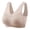 Z02*Khaki, variant on Gymayou Women Plus Size Lace Bralette Adjustable Spaghetti Straps Longline Tube Top Bra Wireless Floral Lace Camisole Beige L
