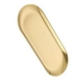 thumbnail image 3 of Stainless Steel Oval Tray Prevent Slip Flat Bottom Thickened Decorative Gold Storage Tray for Kitchen Vanity Bathroom, 3 of 7