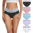 thumbnail image 5 of Large Size Plus Size Cotton Mid-rise Briefs Butt Lift Briefs For Women, 5 of 7