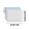 thumbnail image 3 of Ovzne A4 File Bag Transparent Document Storage Bag Zipper Archive Bag On Clearance, 3 of 6