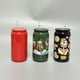thumbnail image 3 of Almacén de EE. UU., lata de cerveza de Navidad, color negro brillante sólido, rojo y verde, vaso de vidrio en blanco con sublimación de 16oz, vaso de vidrio para envolturas UV DTF, 3 of 4