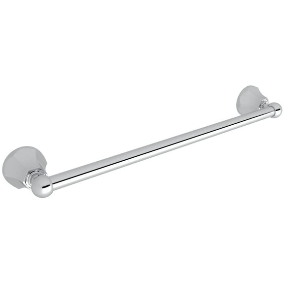Rohl We1/18 Wellsford 18" Towel Bar - Polished Chrome