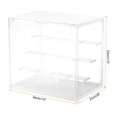 thumbnail image 2 of White Acrylic Display Case, 13x9x12inch Dustproof Storage for Collectibles Action Figures, 2 of 5