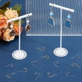 thumbnail image 4 of 1 caja de 200 ganchos para pendientes de acero inoxidable de 2 estilos, ganchos para pendientes franceses dorados a granel, ganchos para pendientes con forma de bola y punto colgantes de plata., 4 of 6