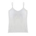 thumbnail image 3 of Prettyui Padded Bra Tank Top Women Modal Solid Cami Top Vest Female Camisole With Built In Bra Fitness Clothing, 3 of 5