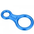 thumbnail image 1 of 35kn Figura 8 Word Depender Rope Rappel Ring Rock Climbing Rescue Gear Gear Ring 8 Anillo, aleación De Aluminio Inquebrantable, 35 Kn Knides Pesados ​​​​con Grandes, 1 of 7