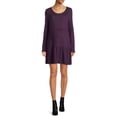 thumbnail image 3 of Time and Tru Women's Maternity Knit Babydoll Dress, 3 of 5