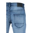 thumbnail image 4 of CULTURA AZURE Mens Stretch 5 Pocket Skinny Jeans, Med Blue, 30X32, 4 of 5