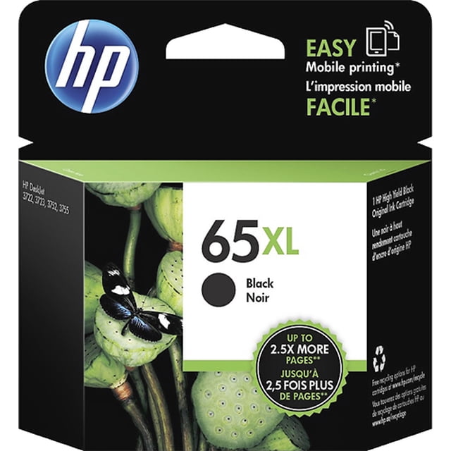 HP 65XL Hi YD BK Ink cart HP N9K04AN140HP