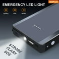 thumbnail image 4 of KOPUO Car Jump Starter, 3000A Peak Car Jump Starter with Large Display, 8-Protection Tech, Power Bank & LED Light for 7L Gas/5.5L Diesel,  Red, 4 of 9
